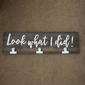 Look what I did artwork display